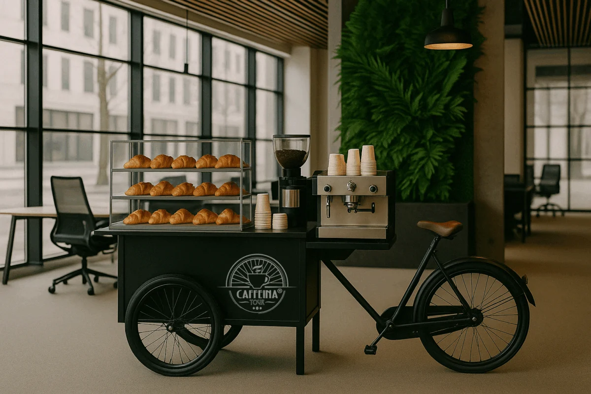 Coffee Bike Caffeina Tour per Uffici e Coworking