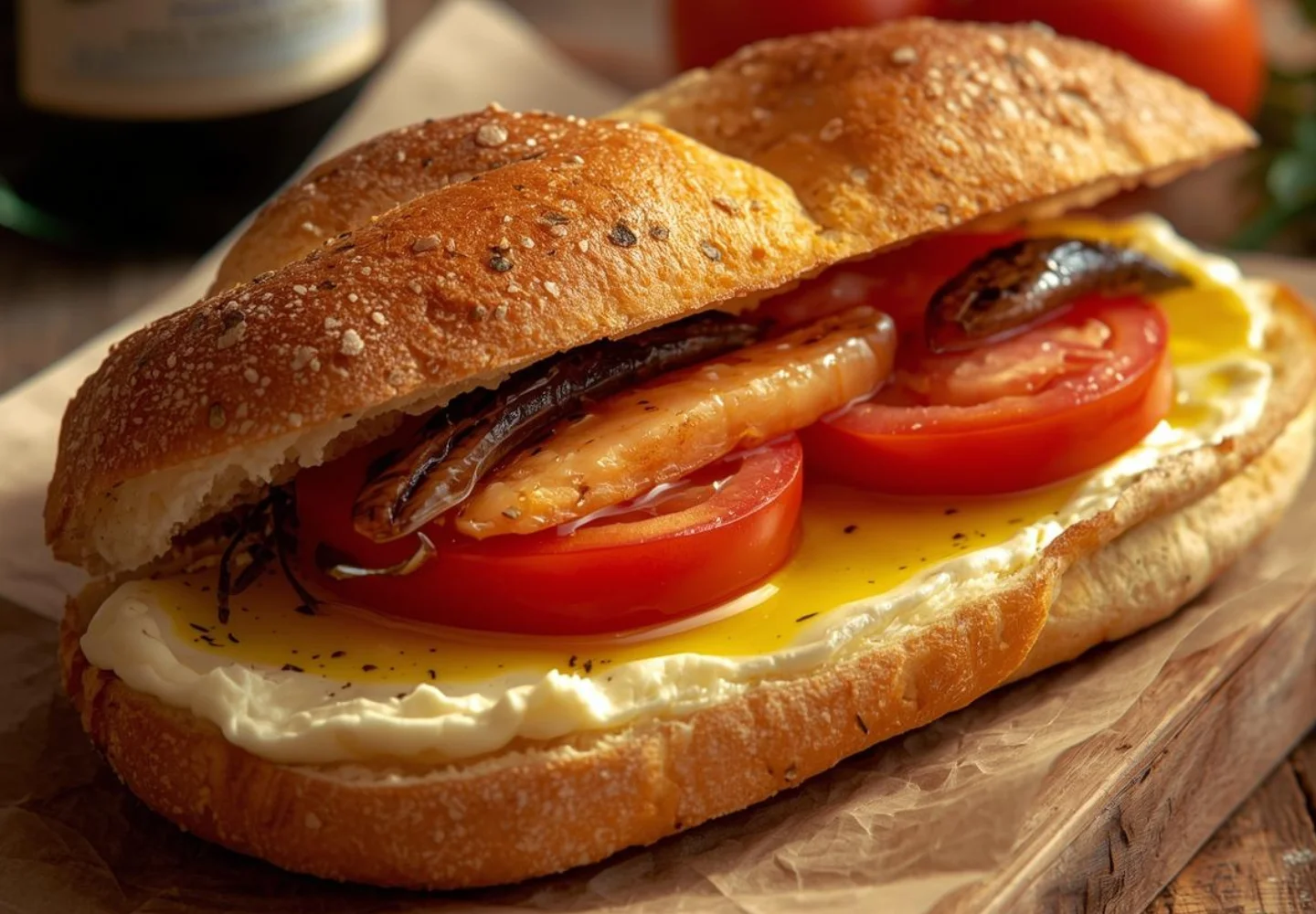 Pane Cunzato Siciliano Tradizionale