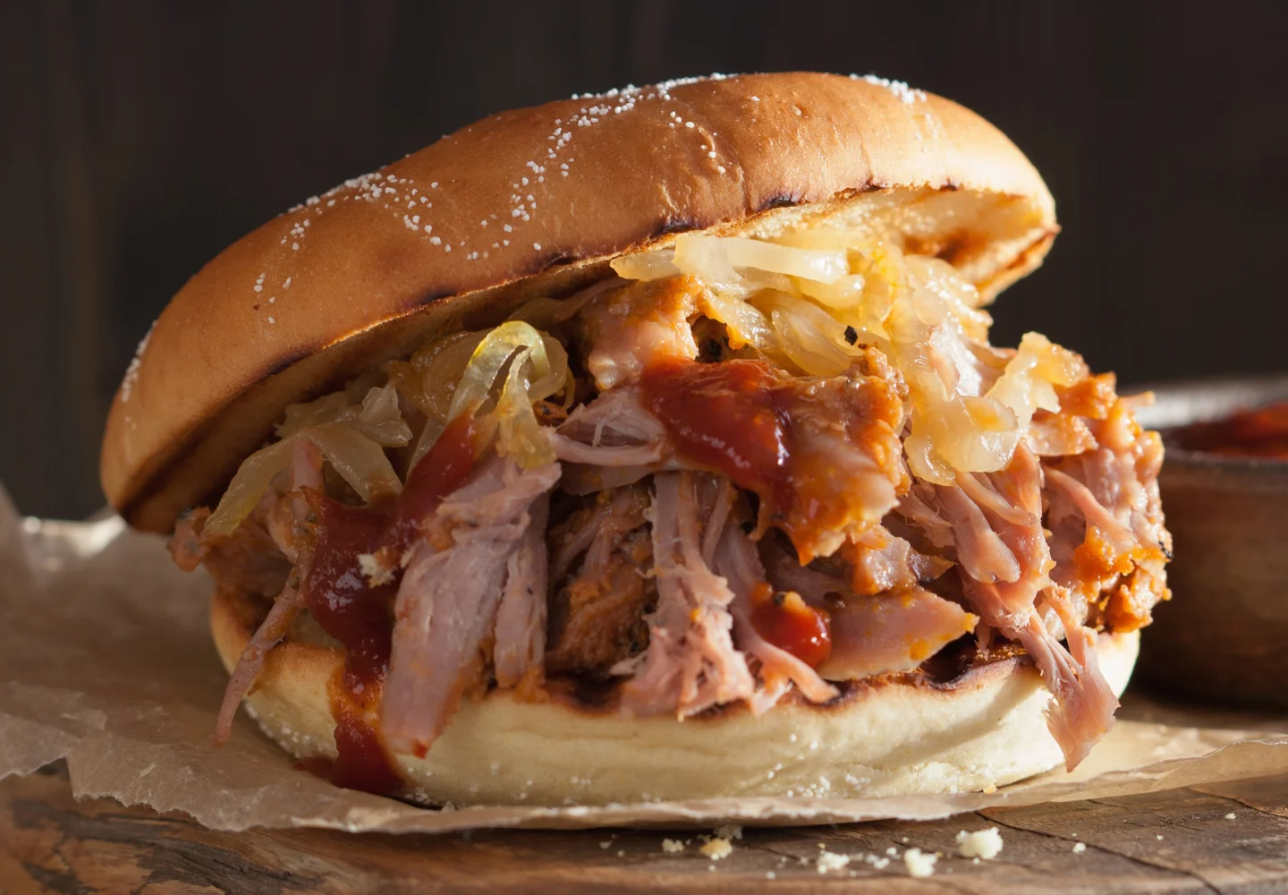 Panino Piggy con Maiale Sfilacciato Siciliano