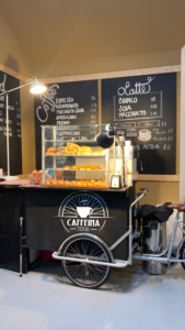 Immagine del servizio di coffee bike offerto da ScalabriniGroup.